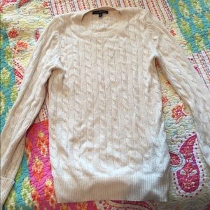 Winter cable sweater
